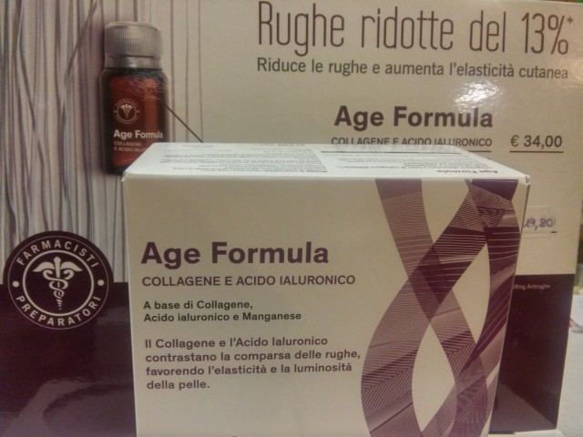 AGE FORMULA, l’integratore antirughe